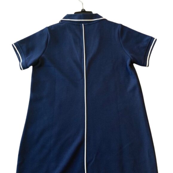 Spanx AirEssentials Pique Polo Midi Dress Medium M Timeless Navy NWT - Picture 11 of 12